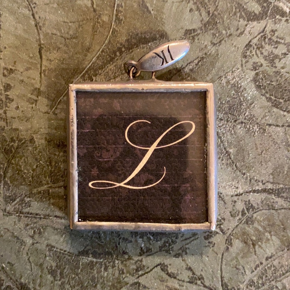 Initial L Jewel Kade charm